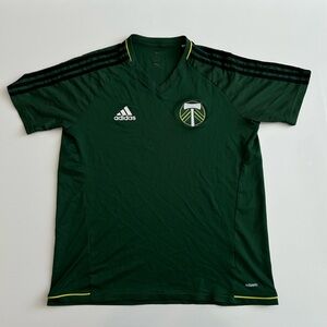 Adidas Green Soccer Jersey with Team Crest